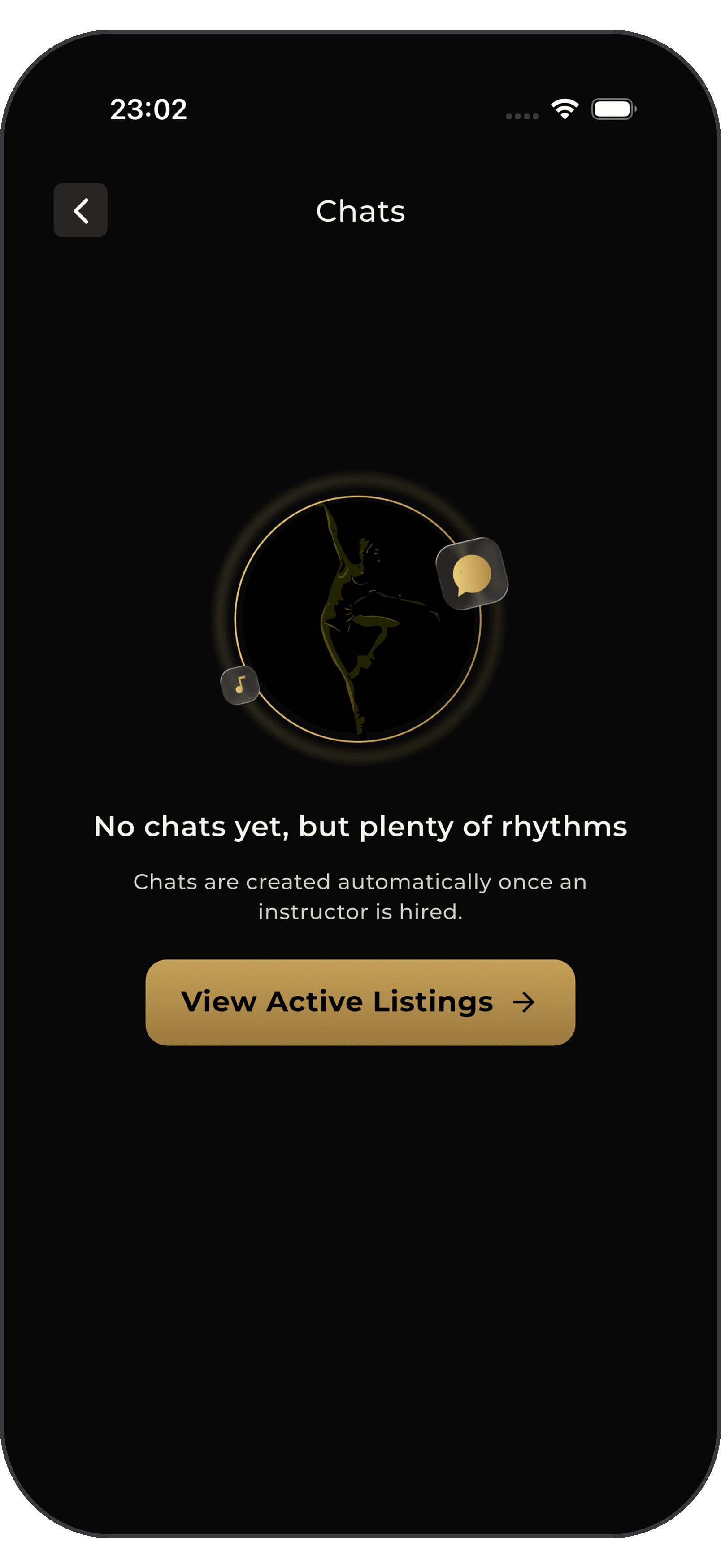 FDC One messaging screen