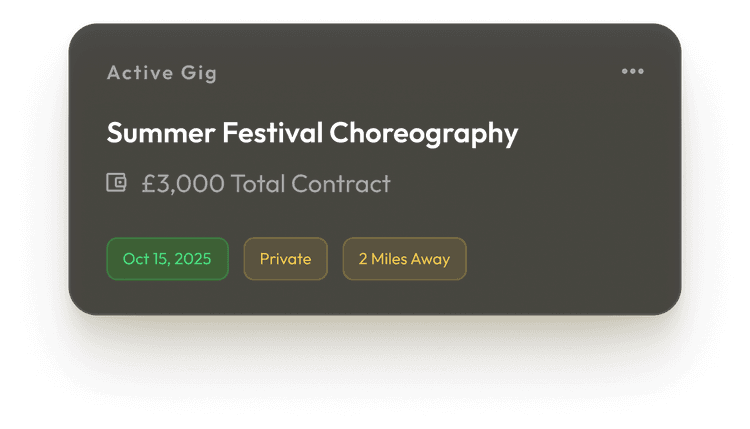 Active Gig - Summer Festival Choreography